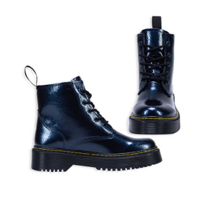 Botas militares con cordones para mujer